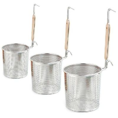 896A Portable French Fries Basket Spaghetti Strainer Spoon