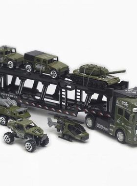 1 Set Model Parent-child Interaction Pull Back Toy Military