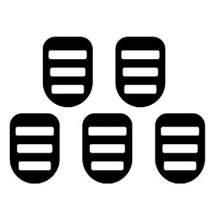 5pcs Pocket Squares Holder Scarf Silk Handkerchief Support