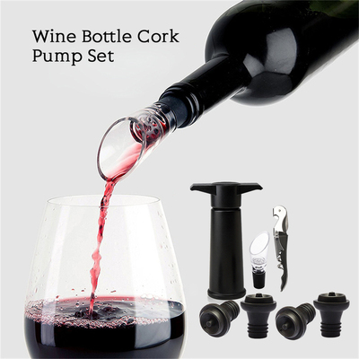 Wine Bottle Stopper Stainless Pump Champagne Cork Cap Leakag