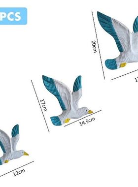 3 Pieces Pendants Cartoon Seabird Shaped Wall Decor