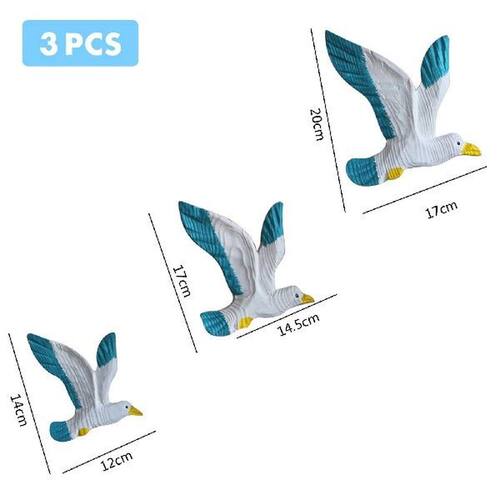 3 Pieces Pendants Cartoon Seabird Shaped Wall Decor