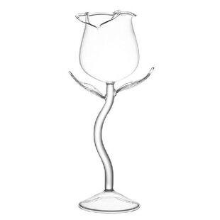 Fancy Red Wine Goblet Wine Cocktail Glasses 100ml Rose
