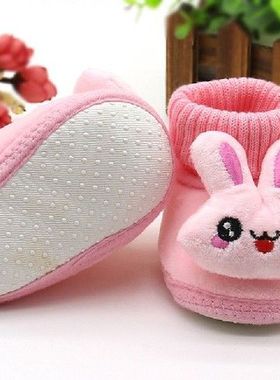 Toddler Boy Shoes Winter Fretwork Bunny Head Newborn