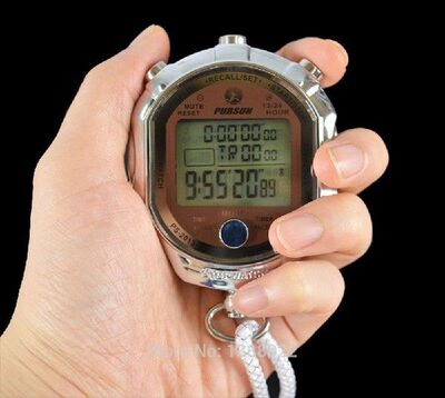 Digital Sports Stopwatch Timer 1/1000 Second Professional