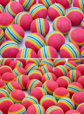 20 Buah Bola Golf 42Mm EVA Busa Dalam Ruangan Latihan Golf