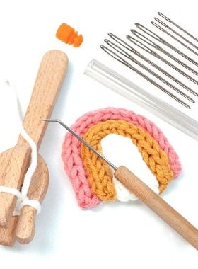 Knitting Fork Set Handmade DIY Bracelet Craft Braider