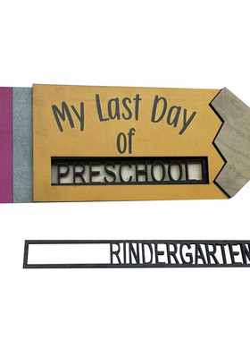 Diy Wooden Sign Decor Ornaments Int Erchangeable School