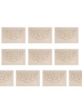 Pack of 10  Cut Flower Cardstock Wedding Baby Shower