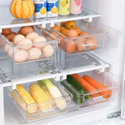 Kitchen Fridge Freezer Space Saver Organizer Drawer