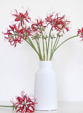 Artificial Flowers Red Spider Lilies Silk Flowers Outdoor