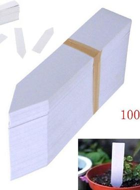 100Pcs Plastic Address Labels Pot Marker Nursery Garden