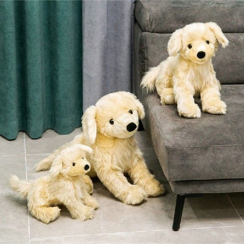 Lifelike Golden Retriever Toy Stuffed simulation Labrador