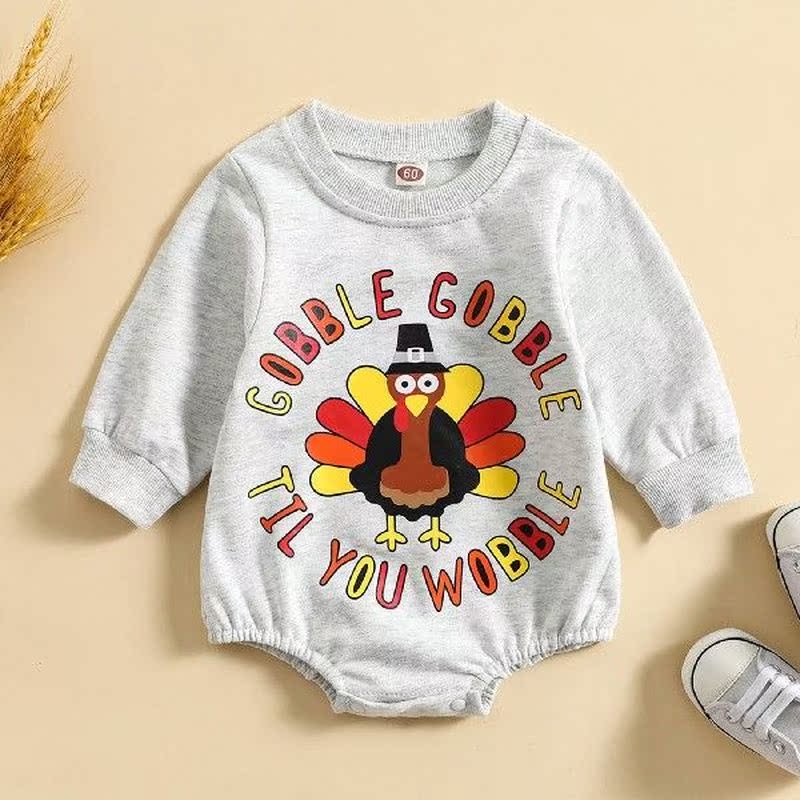 Newborn Romper Kids Clothes Boys Girls Thanksgiving Day