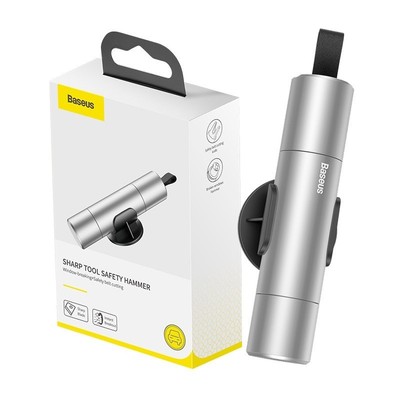 Baseus Car Safety Hammer Auto Emergency Glass Window Breaker