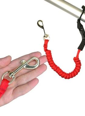 2PC 1PC Swivel Brass Clip Canoe Kayak Safety Paddle Leash