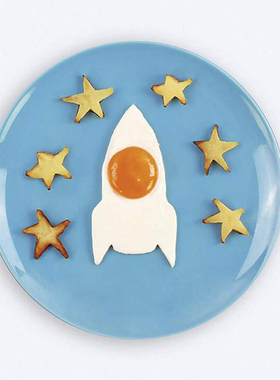 1pcs Fried Egg Pancake Shaper Omelette Mold Creative Rocket