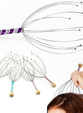 Head Scratching Massage Claws Octopus Head Massager Scalp