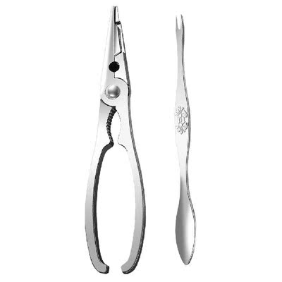 1 Set Stainless Steel Crab Eating Tool Crab Needle Crab