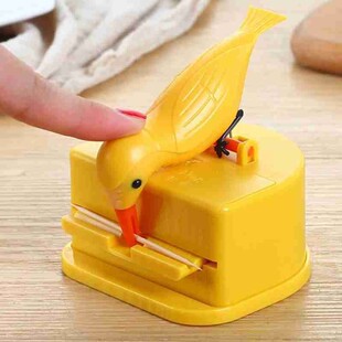 Creative Bird Automatic Toothpicks Holder Container Home