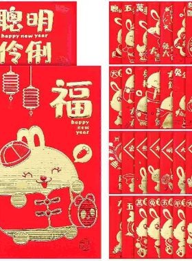 Packet Year Red Money Rabbit Chinese Festival Bag Spring