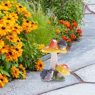 Animal Ornaments Mini Mushroom Landscape Statues Micro