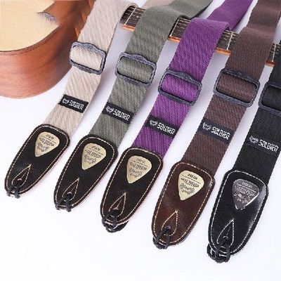 Acoustic Electric Butt Guitar Bass Guitar Strap Cotton