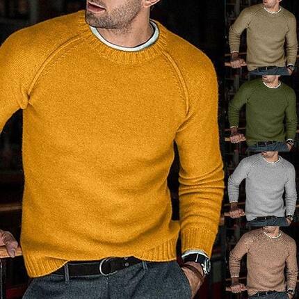 2021 Autumn and Winter New Men Turtleneck Pullover Sweater
