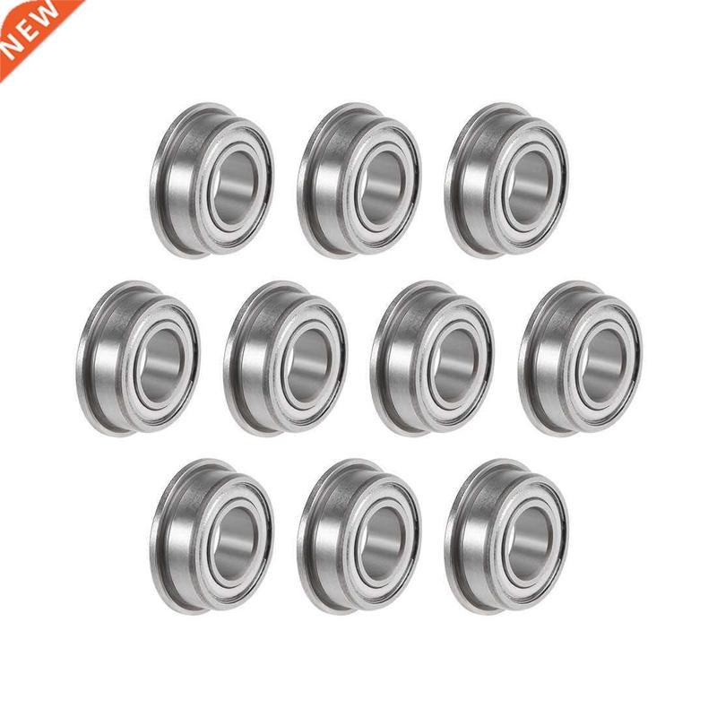 F687ZZ Flange Ball Bearing 7x14x5mm Shielded Chrome Bearings