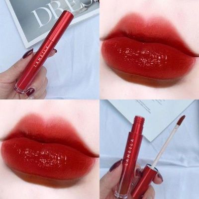 LAMEILA Red tube velvet Lip Glaze dumb smooth mouth red fog