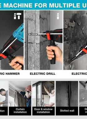 Hot Rechargeable Electric Impact Drill Rotary Hammer Brushle