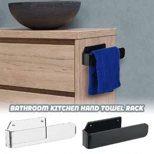 Hand Towel Holder Acrylic Wall Mounted for Bathroom Kitchen