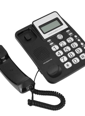 Desktop Phone Fixed Landline Phone Wire Telephone for Home O