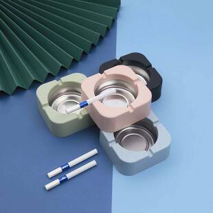 Desktop Ash Tray For Smoking Area SquareRound Ashtray