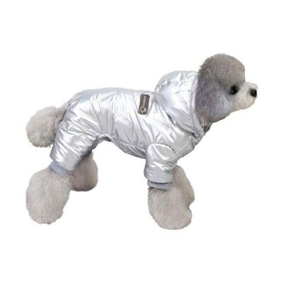 Winter Dog Hooded Jacket Reflective Four-legged Washable