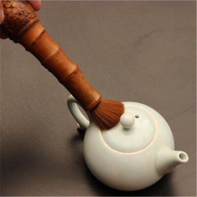 1pc Bamboo Root Keeping Pot Pen Tea Brush Bamboo Tea Set
