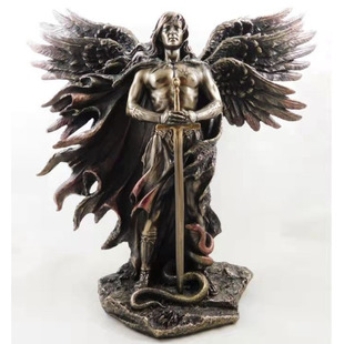 Sword and Snake Home Decor Six Winged Angel Big Wing Resin S
