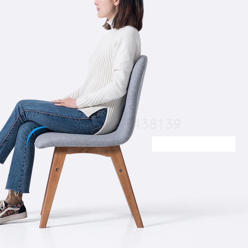 Dining chair solid wood simple home backrest nordic