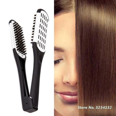 Pro Hairdressing Straightener Hair Straightening Double