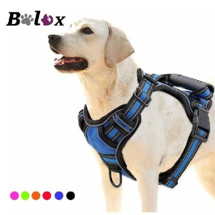 Dog Harness No Pull Breathable Reflective Pet Harness Vest