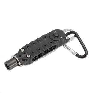 ”EDC Climbing Carabiner Paracord Buckle Flashl