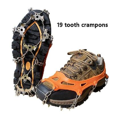 Crampons Traction Cleats 19 Spikes Stainless Steel