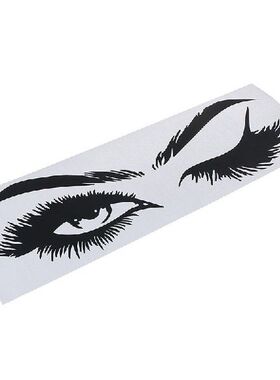 Fashion Lash & Brows Eyes Quote Wall Stickers Vinyl