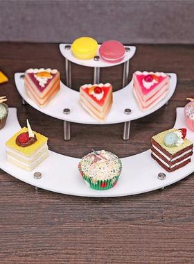 3-layer Acrylic Cake Display Stand Cosmetic Wedding Party