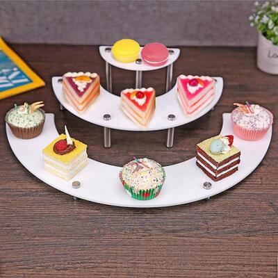 3-layer Acrylic Cake Display Stand Cosmetic Wedding Party