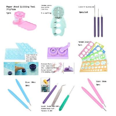 Random Color 2022 Paper Crafts DIY Quilling Rolling Tools