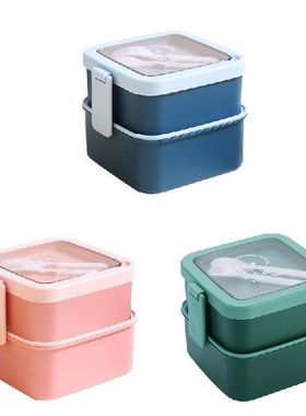 K1MF Wadah Penyimpanan Makanan Anti Bocor Bersegel Kotak