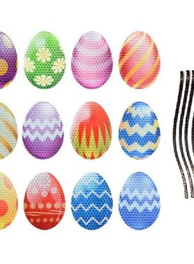 K1MF 1 Set Stiker Magnet Otomotif Telur Paskah Dekorasi