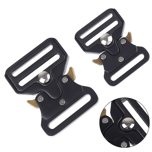 2 Sizes Metal Strap Buckles For Webbing DIY Bag Luggage