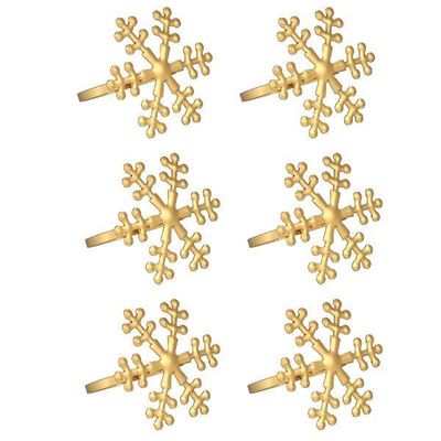 Napkin Ring Snowflake Holder Christmas Rings Banquet Dinner